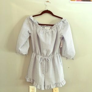 Seersucker Romper NWT